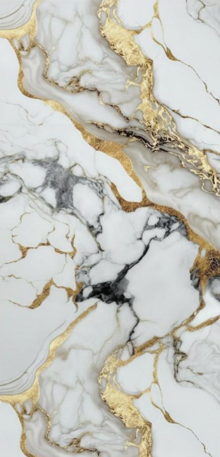 Tendance salle de bain 2025 marbre Calacatta Nero Oro